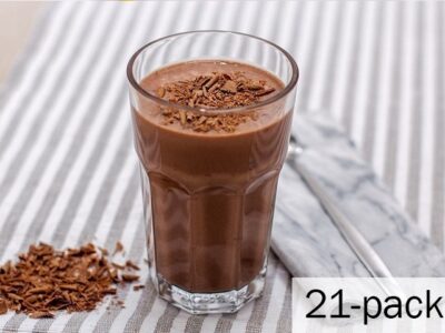 Chokladshake 1 ask med 21 påsar